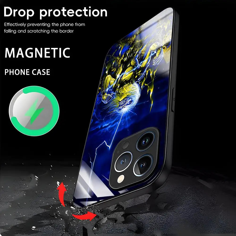 R-Run-To-The-H-Hills-Iron-M-MaidenES Phone Case For iPhone 16 15 14 13 12 11 X XR XS 8 Plus Mini Pro Max Glass Magnetic Case