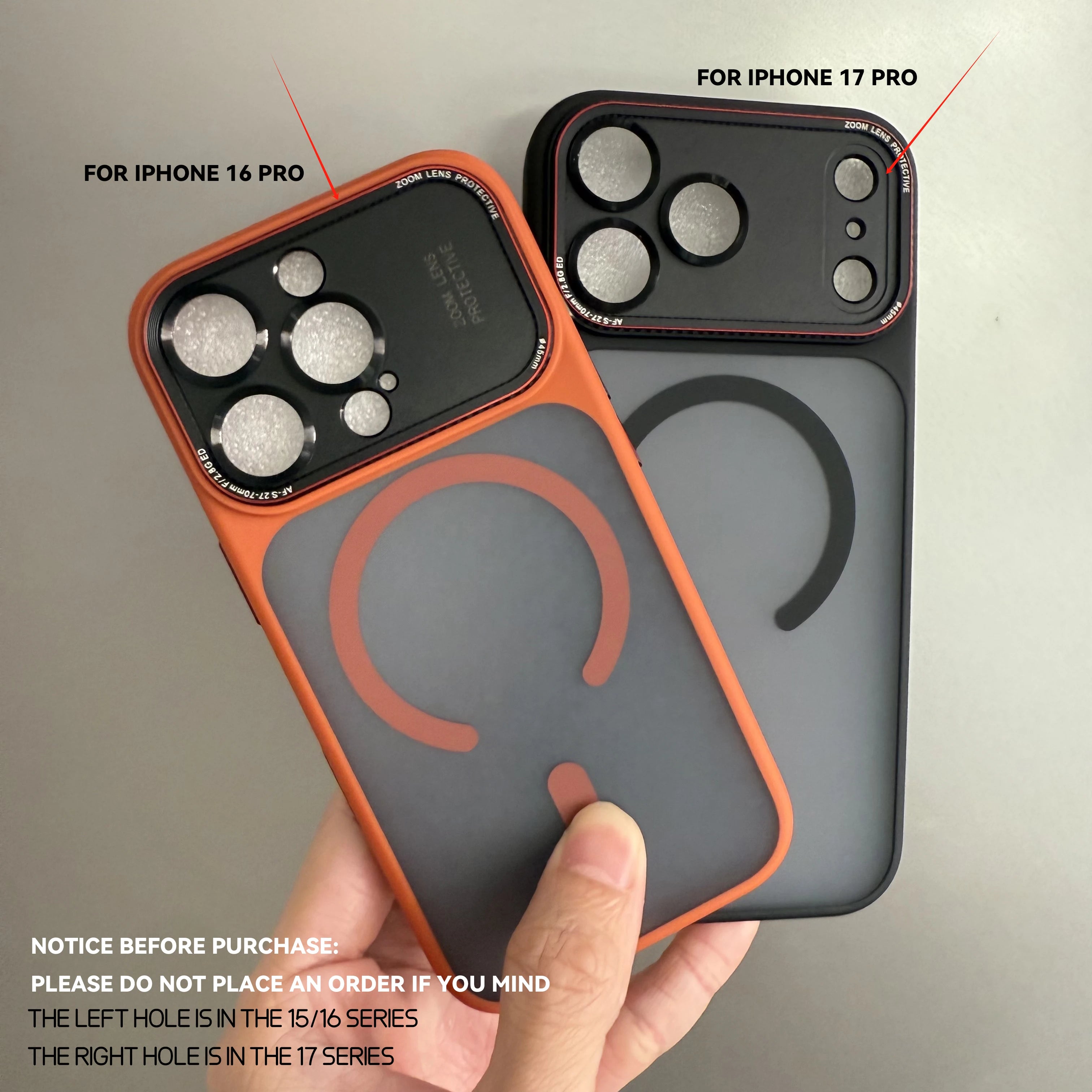 Luxury Magnetic Camera Bumper Protection Case For iPhone 17 16 15 14 Pro Max Wireless Charging Shockproof Hard Matte Clear Cover