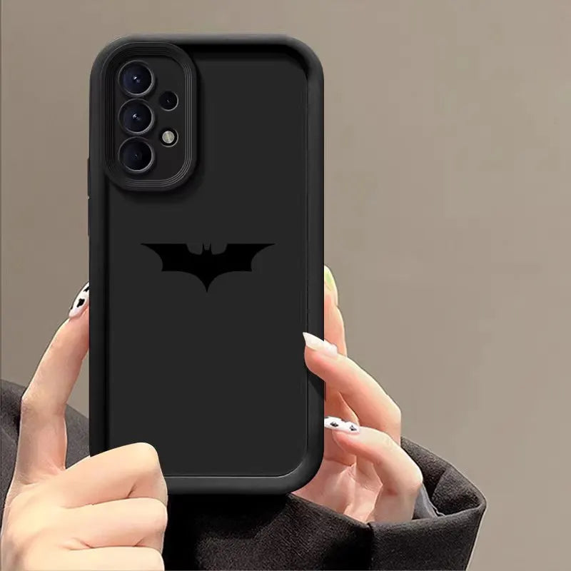 Marvel B-Batmans Ironman Cute Case For Samsung Galaxy A57 A56 5G A37 A36 A17 A07 A26 A16 A06 A55 A52 A14 A73 A34 Silicone Cover