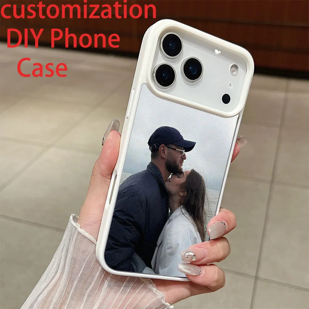 Custom DIY Phone Case For iPhone 17 16 15 14 13 12 11 Pro XS Max Plus Mini X XR Air 16e 17e Magsafe Wireless Charging Back Cover