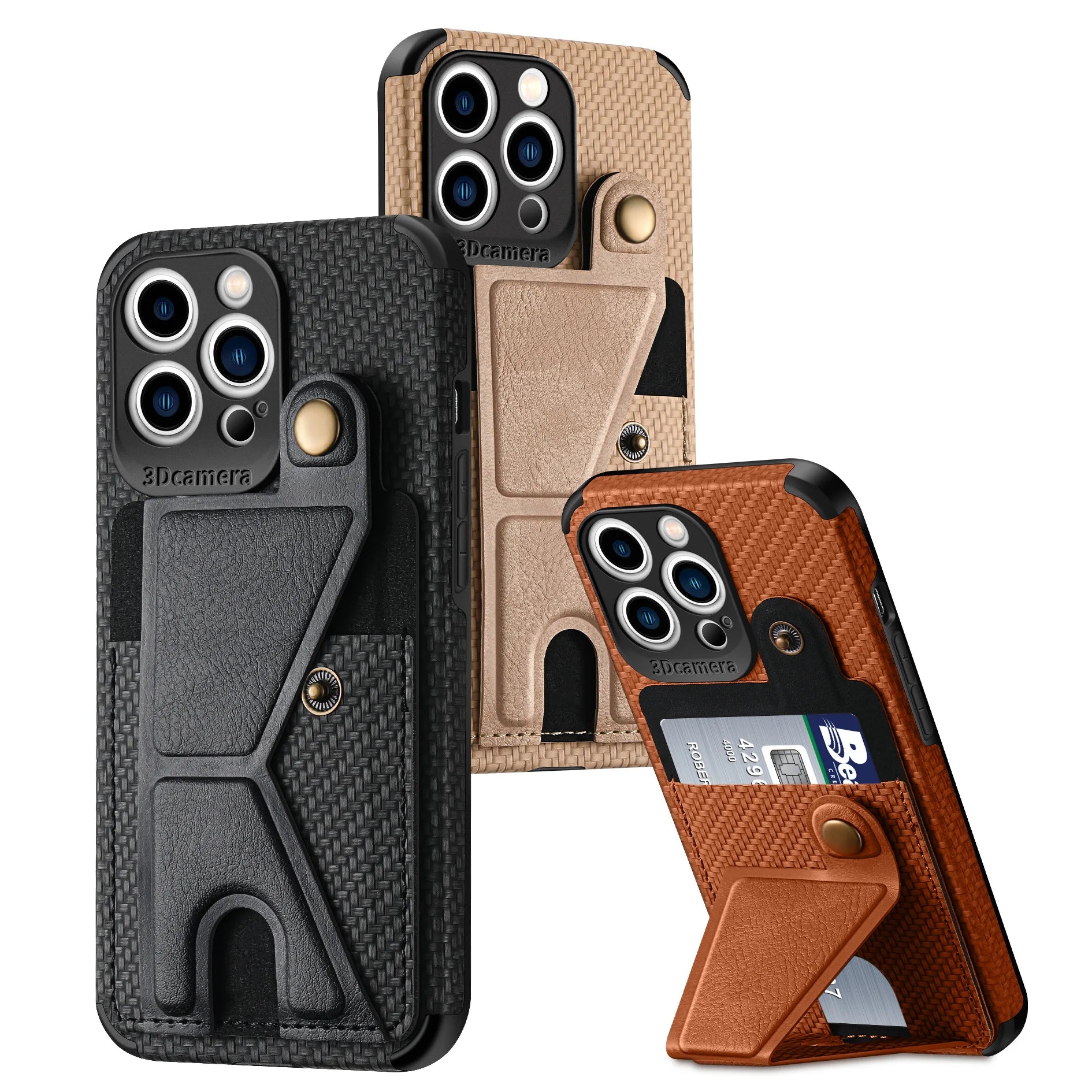 K-Type Kickstand Case For Samsung Galaxy Wide 7 6 5 Quantum 4 Buddy 3 Jump 2 Magnetic Suction Leather Hiden Card Slot Cover