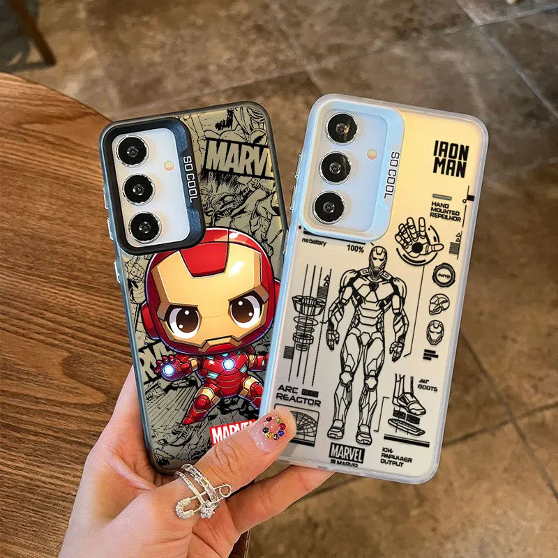 Phone Case For Samsung A06 A12 A13 A14 A15 A16 A23 A24 A25 A26 A33 A34 A35 A36 A52 A54 A55 A56 Cartoon Iron Man
