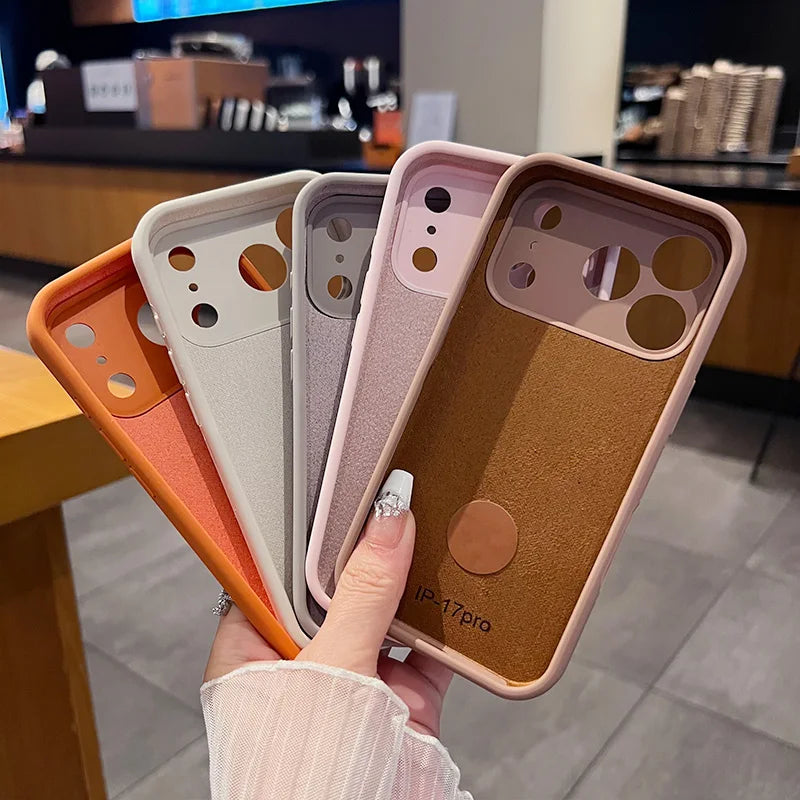 Luxury Liquid Silicone Stand Ring Holder Magnetic for Magsafe Case for IPhone 17 Air 16 15 14 13 12 Pro Max Matte Soft Cover