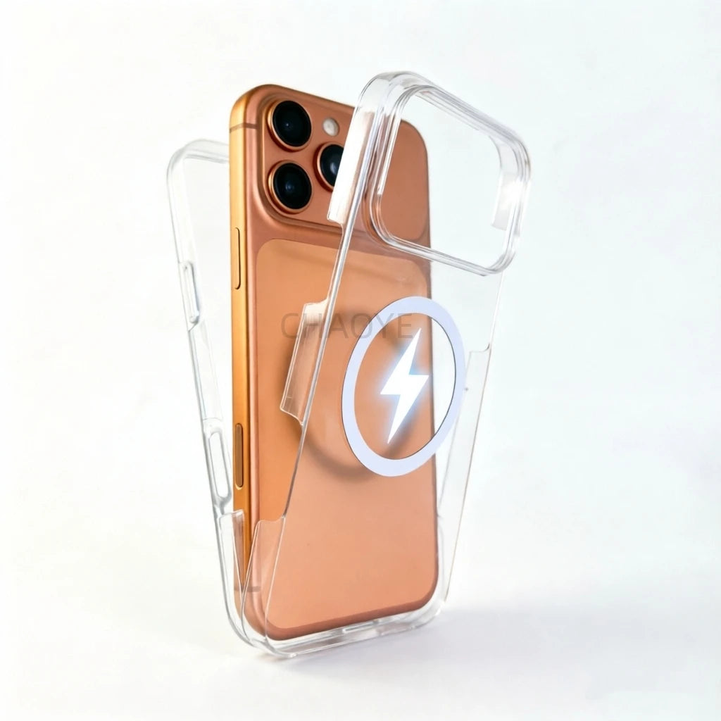 360 Full Shockproof Phone Case For Samsung Galaxy A05s A15 A25 A35 A55 A14 A24 A34 A54 for Magsafe Magnetic Transparent Cover