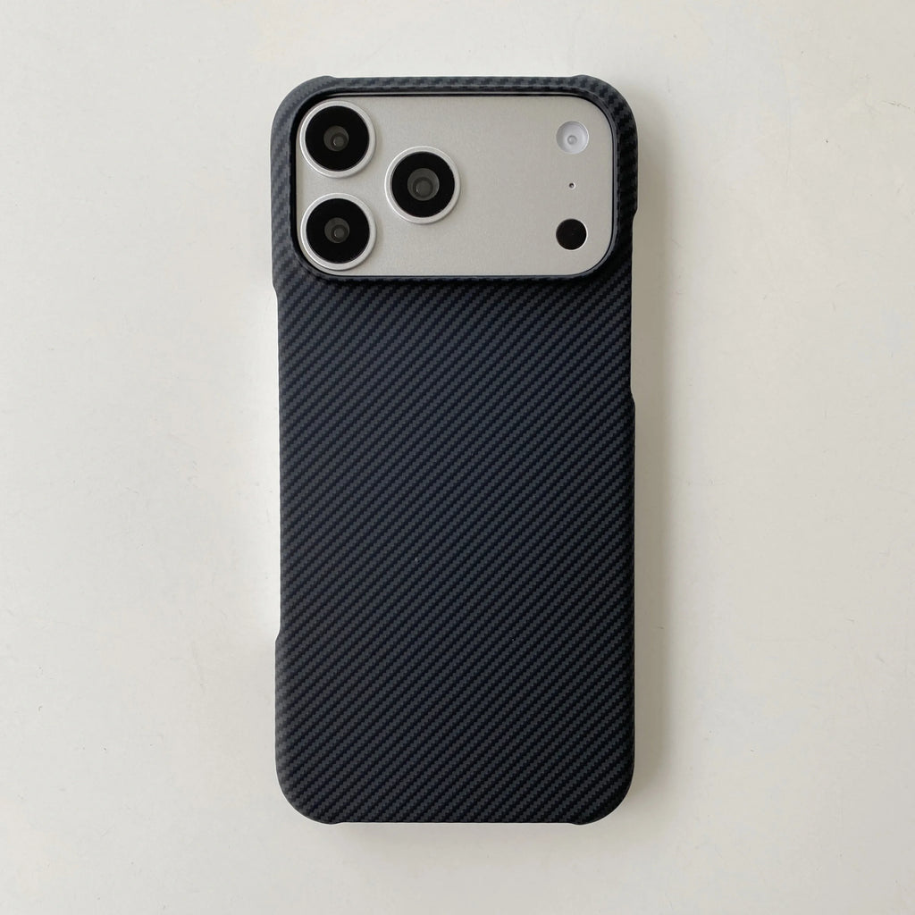 Magnetic Wireless Charging Luxury Kelvar Carbon Fiber Phone Case for iPhone 17 Air 16 15Plus 14 13 12 Pro Max Shockproof Cover