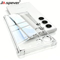 Anti-Drop Airbag Case For Samsung Galaxy S26 S25 Edge S24 S23 S21 FE S22 Ultra Plus Shockproof Clear Silicone Soft Thin Shell