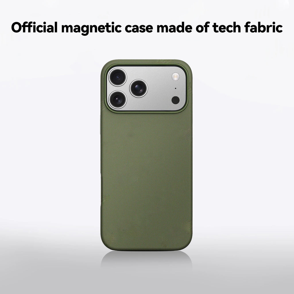 Tech Woven Magnetic Adsorption Phone Case for Iphone 17 Air 16 15 14 13 Pro Max TechWoven for Magsafe Wireless Charge Cover