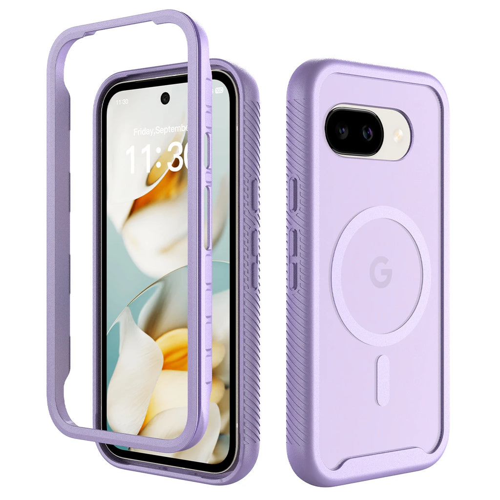 Luxury Hybrid Armor Translucent Frosted Magnet Case For Google Pixel 10 9 Pro XL ProXL 10A 9A Hard 2in1 Bumper For Magsafe Cover