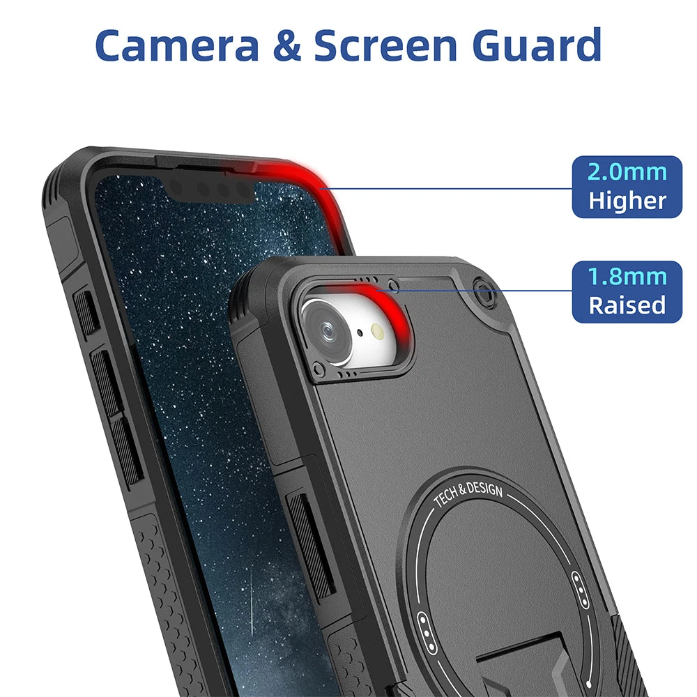 Support Wireless Charging Hard Case for Iphone 17e 16e Iphone16e Iphone17e Best Protective Military Phone Cover Cases