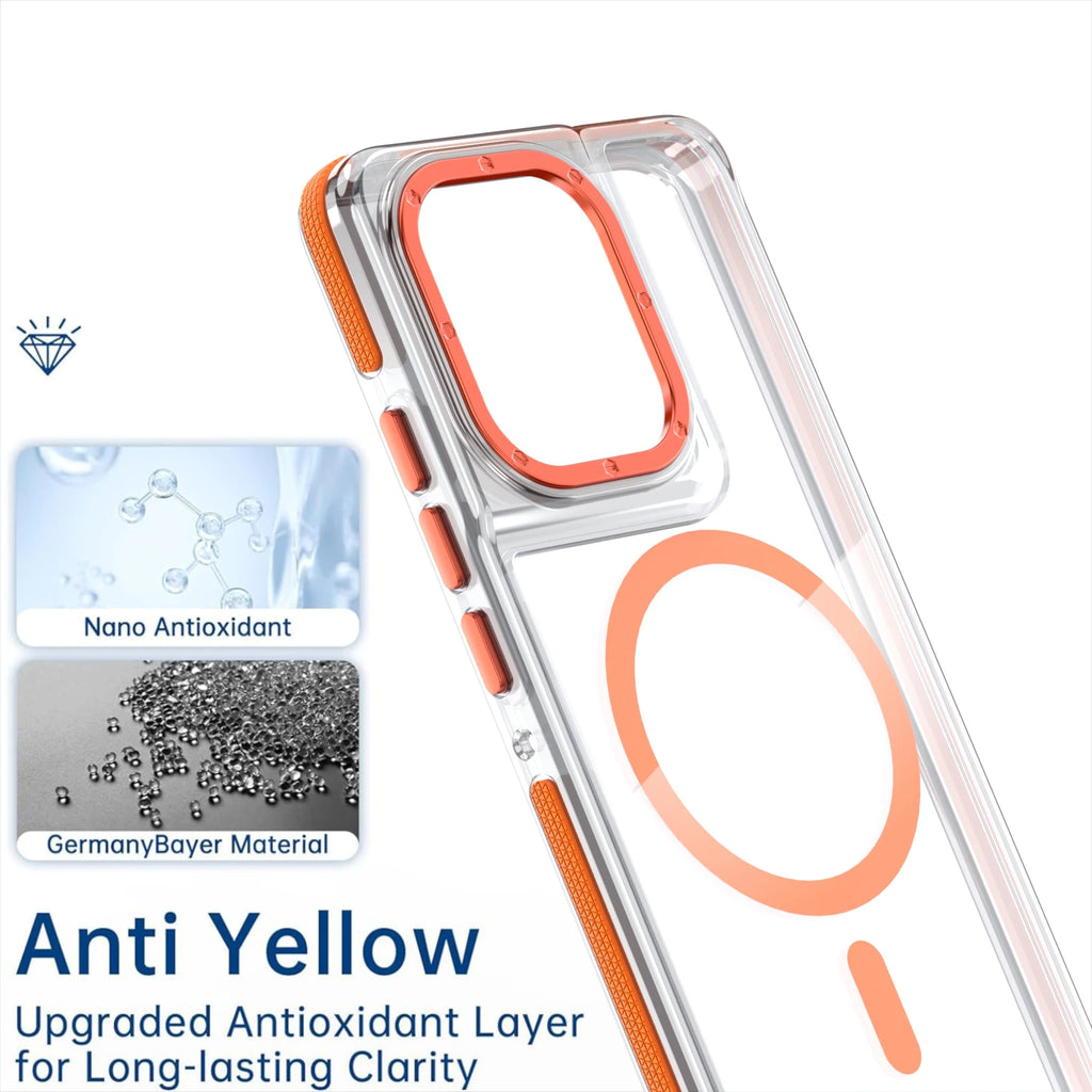 Luxury Shockproof Magnetic Transparent Case for Motorola Moto G stylus 2025 2024 G5G G Play GPower 2025 2024 For Magsafe Cover