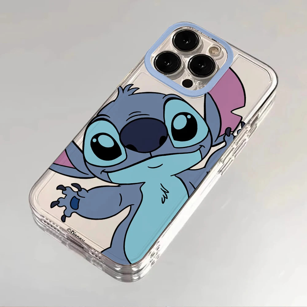Stitch Cute Collage Frame Phone Case For iPhone 17 Pro15 16 13 14 Plus 12 11 17 Air Pro Max XR XS TPU Creative Cartoon Cover