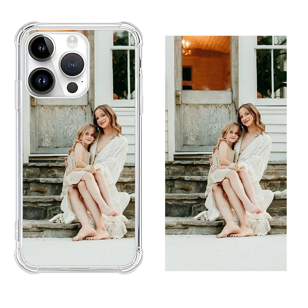 Customized DIY Photo Case For iPhone 17 16 15 14 13 12 11 Pro Max Mini SE 2020 2022 XS XR 6 7 8 Plus 16E Air TPU Soft Back Cover