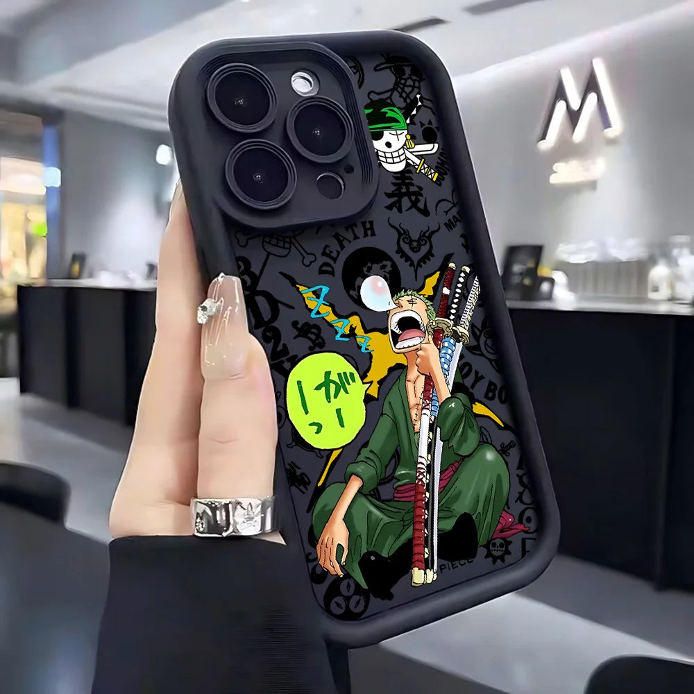 Anime O-Ones Pieces Luffys Zoros Phone Case for Oppo Find X9 A6S A60 A98 A78 A58 A38 A57 A76 A94 A54 A79 F29 F31 Pro Plus 4G 5G