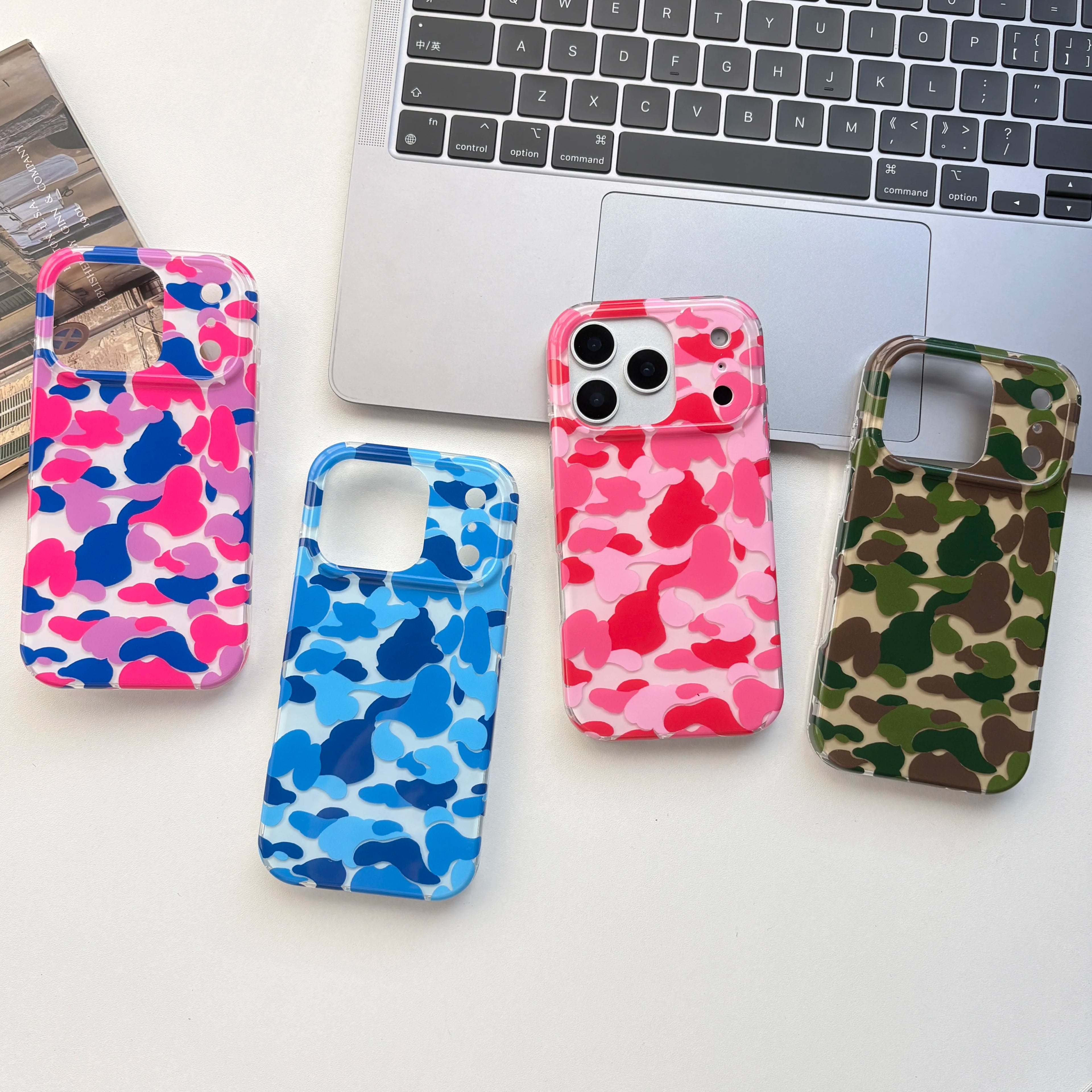 Fashionable Bright Phone Case for iPhone 17 16e 16 15 14 13 12 11 Pro Max XR XSMax 8 7 6 6s Air Plus Feather Texture Back Cover