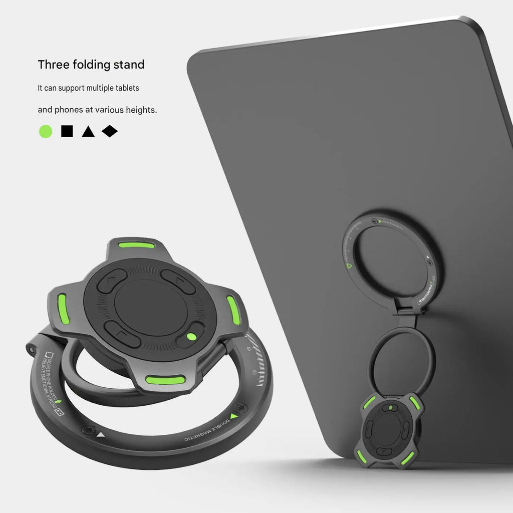 New Double-sided Magnetic Phone Holder 360° Rotatable Multi-angle Cell Phone Bracket Adjustable Ultra-thin Mobile Phone Stand