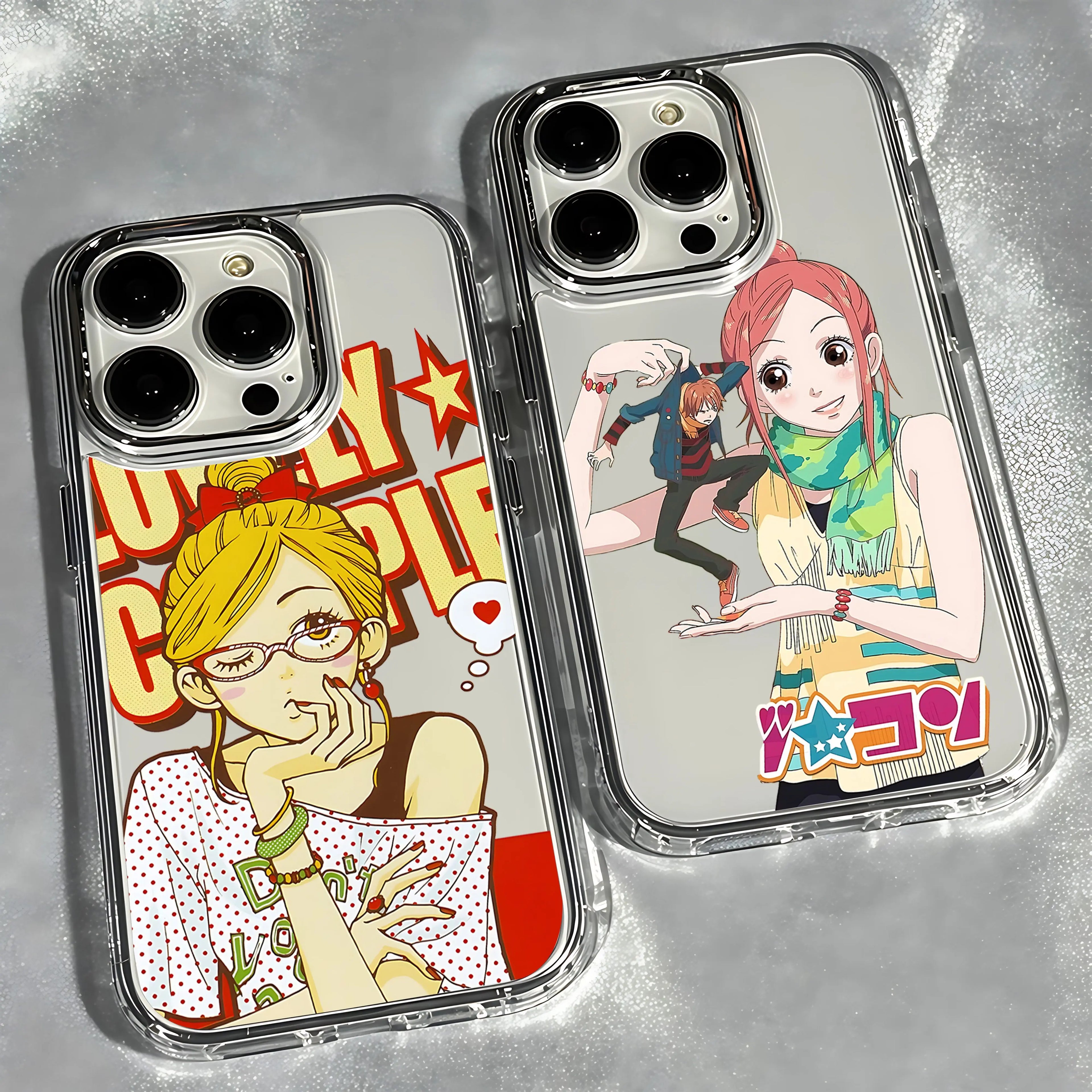 Anime Lovely Complex Phone Case for Samsung Galaxy S25 S24 S23 S22 S21 S20 Note20 FE Ultra Edge Plus 4G 5G Transparent Soft