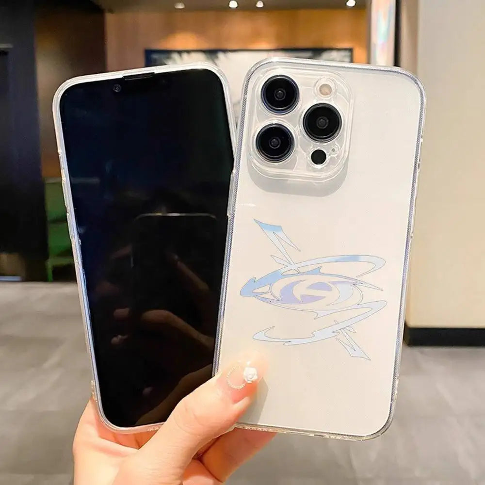 Singers A-ATEEZ Logo Phone Case Transparent For IPhone 17 16 15 14 13 12 11 PRO MAX PLUS Mini Soft Skin-friendly Cover