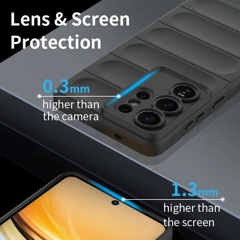 Flexible Silicone Bag Case for Samsung Galaxy S26 Ultra S25 FE S24 S23 Plus S22 S21 Ultra S 26 25 Mobile Phone Cover
