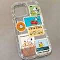 Lovely Cartoon Hot Snoopys Phone Case for iPhone 17 16 15 14 13 12 11 Pro Max Plus X XR XSMax Airbag Anti Fall Clear Back Cover