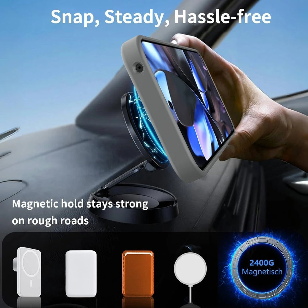 Invisible Bracket Stand Holder for Magsafe Case For Google Pixel 10A 9 10 Pro XL Magnetic Wireless Charge Slim Matte Hard Cover