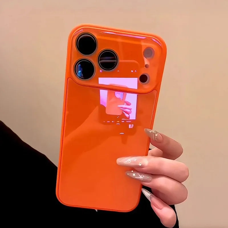 Luxury Candy Color Tempered Glass Phone Case For iPhone 17 16 15 14 13 Pro Max 17Pro Cases Camera Protection Hard Back Cover