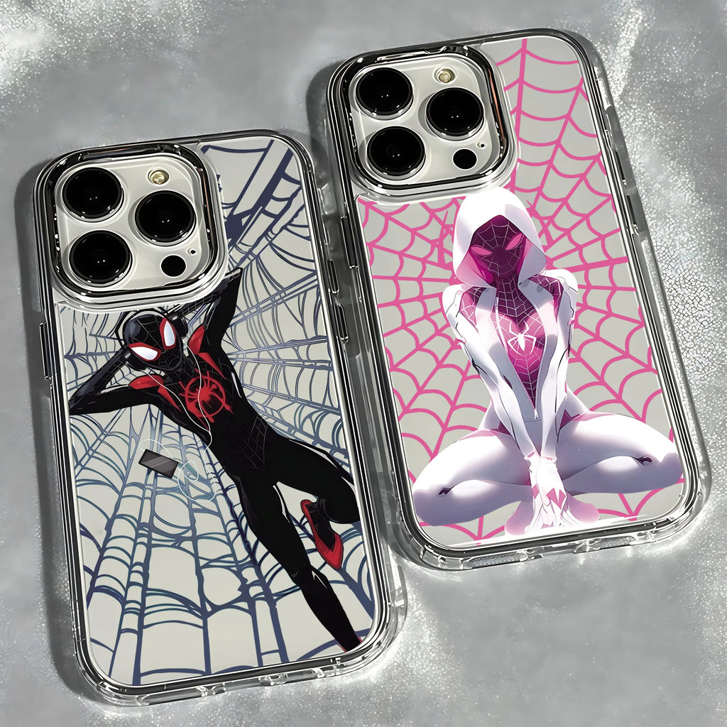Cool Anime SpiderS-mans Phone Case for Xiaomi Mi Poco M7 X7 X6 F5 F6 X5 X4 X3 M4 GT Pro NFC 4G 5G Transparent Soft Cover