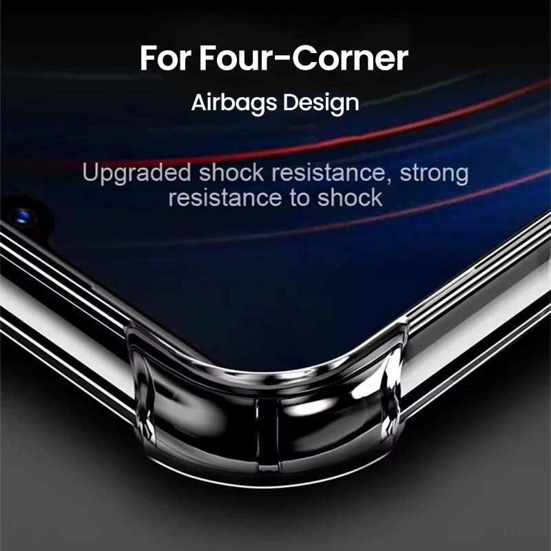 S 25 Edge 25Edge Case Anti-Yellowing Clear Crystal TPU Soft Cover For Samsung Galaxy S25 Edge S25Edge 5G Airbag Shockproof Coque