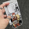 Narutos Gaaras Phone Case For iPhone 17e 17 16e 16 15 14 13 12 11 mini Pro Max X XR XSMAX 8 7 Air Plus Transparent Soft Cover