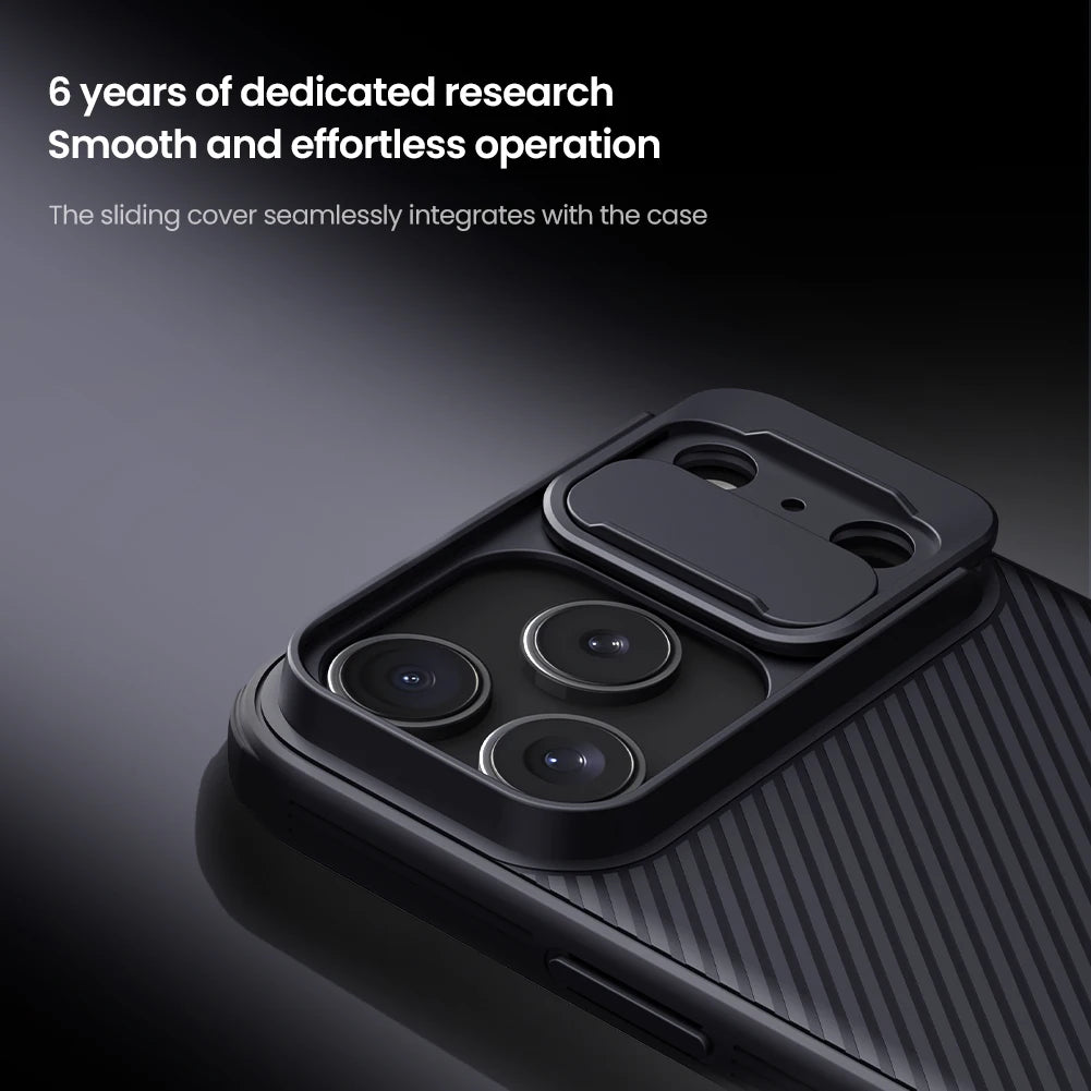Nillkin For iPhone 17 Pro Max/17 Air/17 CamShield Pro Magnetic Case Lens slide cover protective cover Magsafe phone case shell