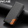 PKCASE Shockproof Wallet Flip Leather Phone Case For Samsung Z Fold 7 6 5 4 3 Card Slot Wallet Cover For Galaxy Z Flip 7 6 5 4 3