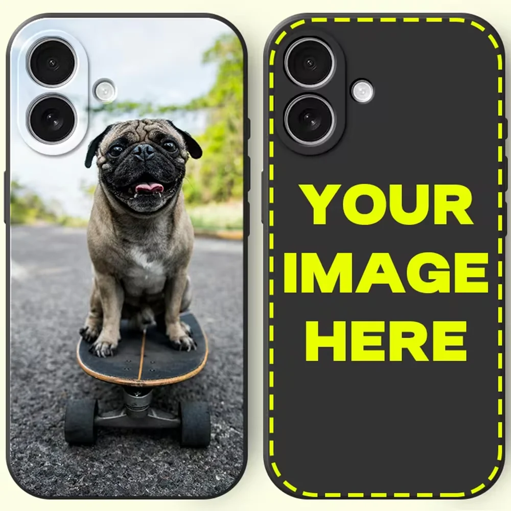 Custom Matte Phone Case For iPhone 17 16 15 14 13 12 11 Pro Max Air Mini E SE 2020 2022 XS XR 7 8 Plus DIY Your Photo Soft Cover