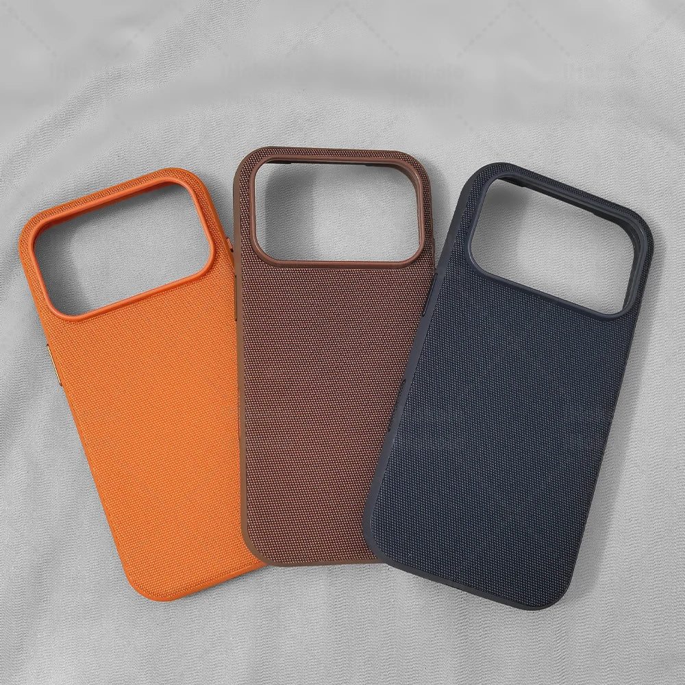 Original Technology Woven Case For IPhone 17 Air 16 15 14 13 Pro Max Camera Control Magnetic Cover For Magsafe Wireless Charging