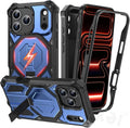 Magnetic Military Case For iPhone 17 Pro Max 16 Pro Max 15 14 Grade Protectio Shockproof Heavy Shock Absorption Protective Cover