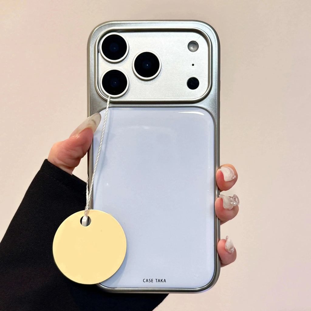 INS Simple Color Y2K Electroplated Drop Glue Phone Case For iPhone 16 15 14 13 12 11 17 Pro Max 16 15 14 13 12 Pro 17 Air Cover