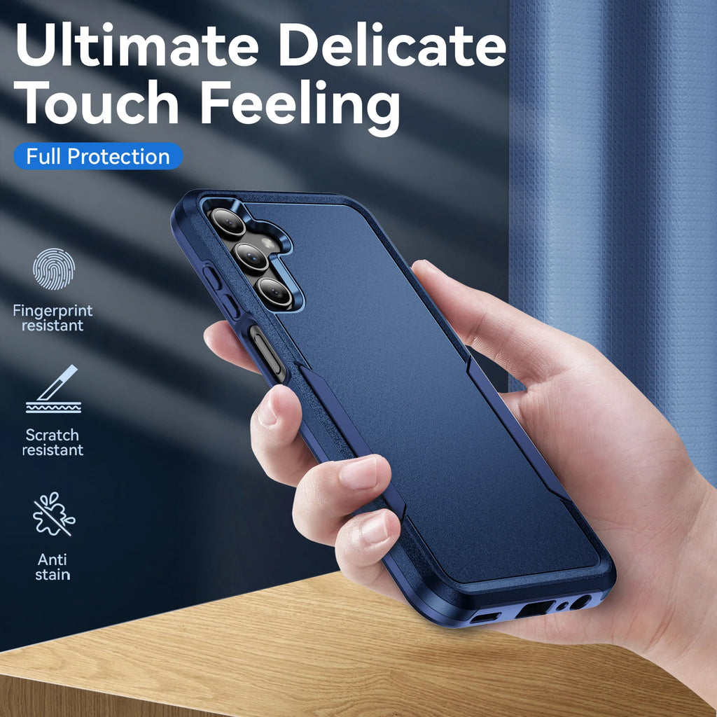 Anti-Scratch Phone Case for Samsung Galaxy A55 A56 A36 A35 A16 5G A15 A14 A54 A05S A33 A53 A73 s24 S25 ultra s23 FE S22 Plus
