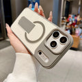 For Magsafe Magnetic Phone Case with Invisible Foldable Kickstand For iPhone 17 Pro Max Air 17e 16e 16 15 14 Plus 13 12 11 Cover