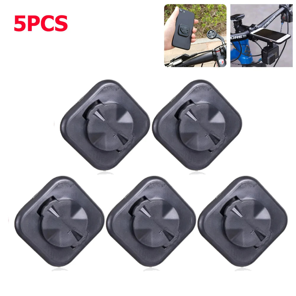 1-10pc Bicycle Mobile Phone Sticker Holder Bike Mount Cycling Computer Holder Support Stand Back Button Paste Adapter For GARMIN