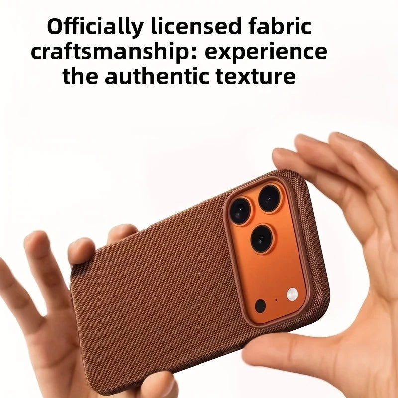 New technology fabric magnetic phone case is suitable forIPhone 17 16 15 14 13 12 Pro Max Woven Magnetic Protective Case，High-en