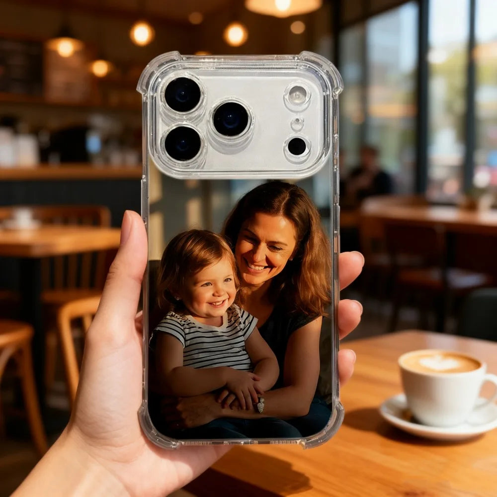DIY Customised Photo Shockproof Case For iPhone 17 16 16e 15 14 13 12 11 Pro Max Mini SE 2020 2022 XS XR 6 7 8 Plus Air Cover