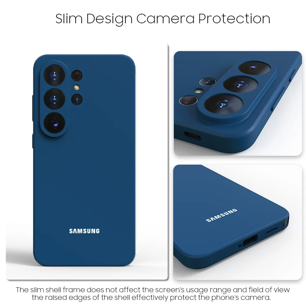 Soft Liquid Silicone Case For Samsung S26 Ultra S26 Plus S26 Shockproof Anti-Fingerprint Slim Fit Skin Friendly Phone Cases 2026