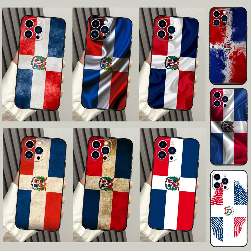 Dominican Republic Flag Case For Samsung Galaxy S25 Ultra S23 S22 S21 S20 S24 Ultra S9 S10 Plus S25 FE Cover Coque