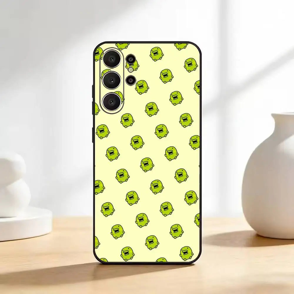 Game T-Tamagotchi K-Kuchipatchi  Soft Silicone Case for Samsung S26, S24, S21, S22, S23, S30, Ultra,  Plus, FE, Lite-Black