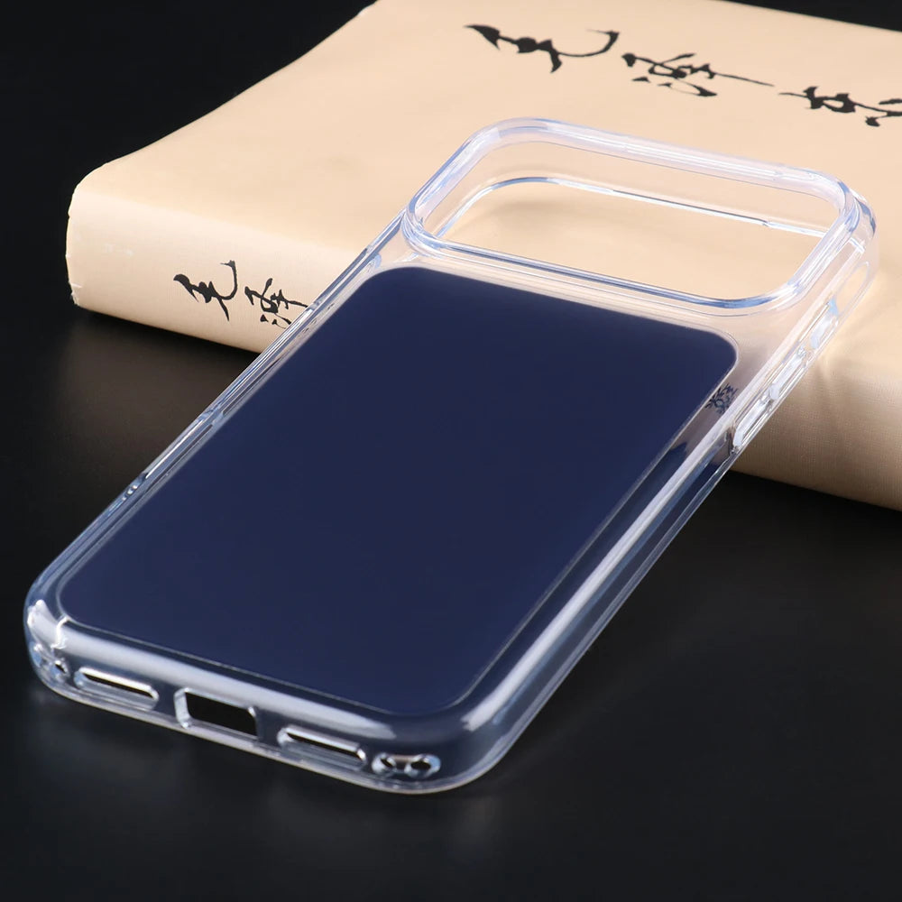 UGOjP Case For iPhone 17 Pro Max Shockproof Magnetic MagSafe Phone Case Clear Antidrop Solid Color Protective Hard PC Back Cover