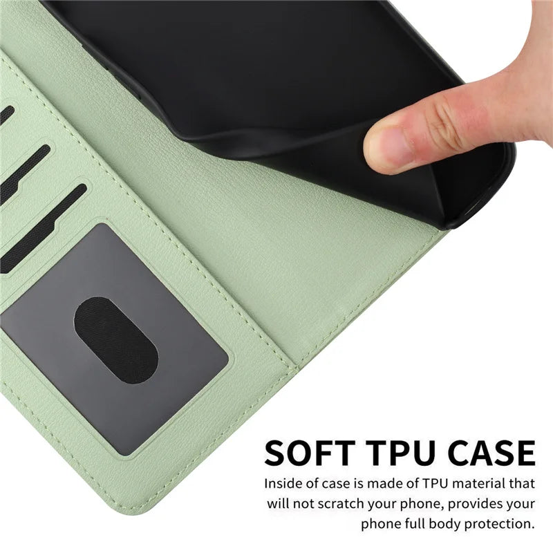 Fashion Flip Book Leather Wallet Case For Samsung Galaxy Note20 Note 20 S24 FE Ultra 9 10 plus Card Animal Kawaii Cat on Cover
