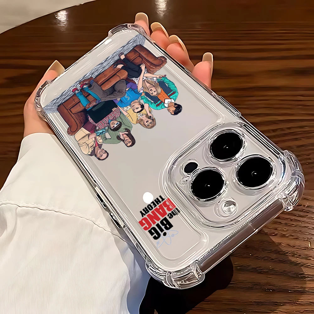 The Big Bang Theory tv show Phone Case For Xiaomi Redmi 14C 13C 12C K50 K40 Note 14 13 12 Pro Plus 4G 5G Anti Fall Clear Cover