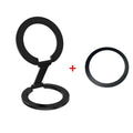 2024 Double-Sided Magnetic Phone Ring Holder for MagSafe Kickstand Magnet Grip for iPhone 15 14 13 12 Pro Android Phone Stand