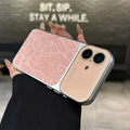 Luxury Leopard Pattern Phone Case For iPhone 17 16 15 14 Pro Max 17Pro Glass Camera Protection Cases For iPhone17 Pro Max Cover