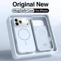 Magnetic Original Liquid Silicone Case For iPhone 12 13 14 15 16 17 Pro Max For Magsafe Cases For iPhone 17 Air Phone Back Cover