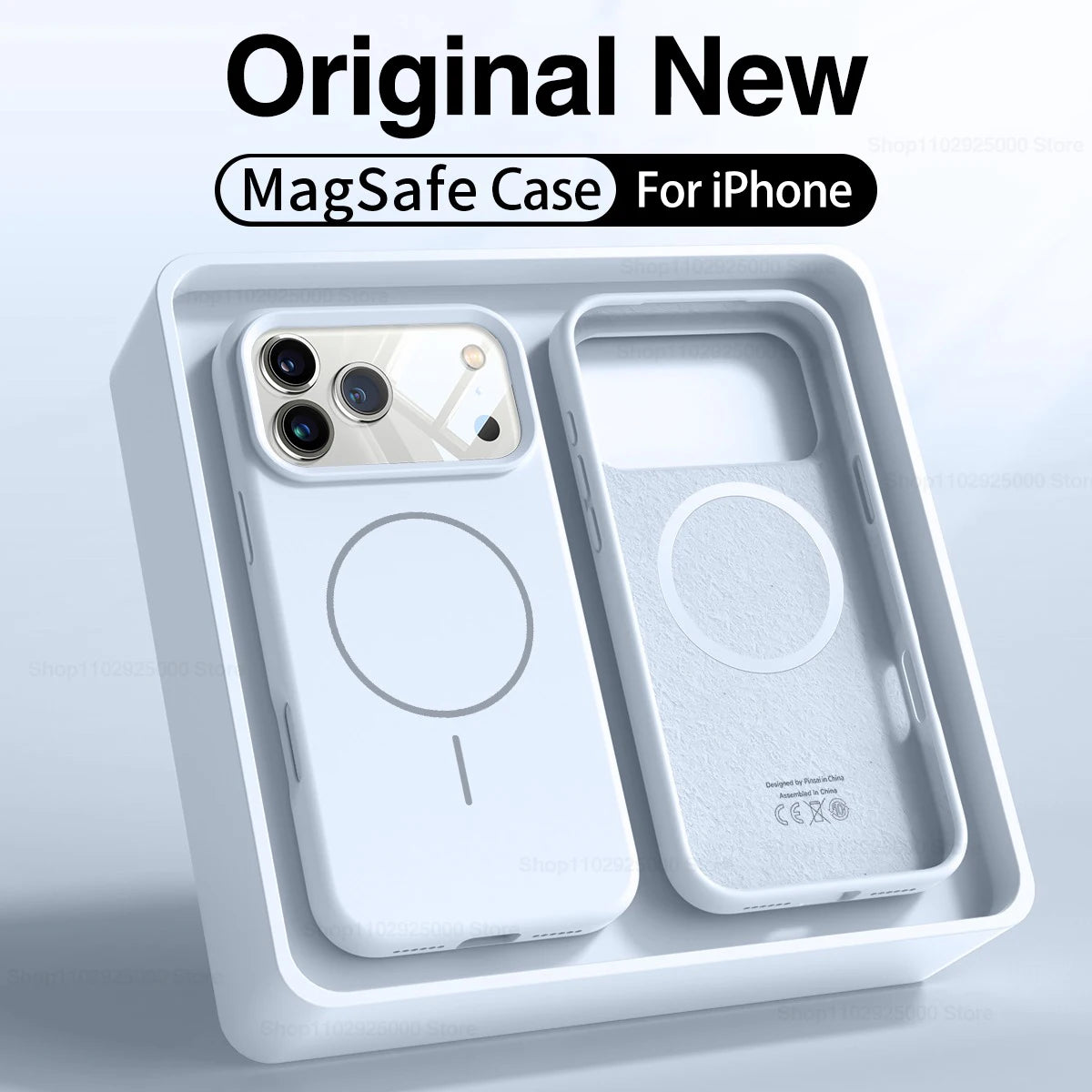 Magnetic Original Liquid Silicone Case For iPhone 12 13 14 15 16 17 Pro Max For Magsafe Cases For iPhone 17 Air Phone Back Cover