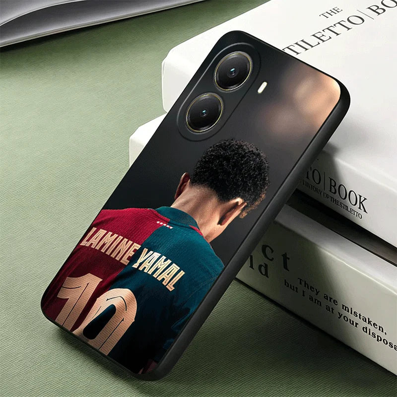 Football Star L-Lamine Y-Yamal Soft Phone Case for Xiaomi Poco X7 X8 Pro Max X5 X6 X3 F8 F7 Ultra M8 M7 M6 M5 Redmi 15 15C 14C 1